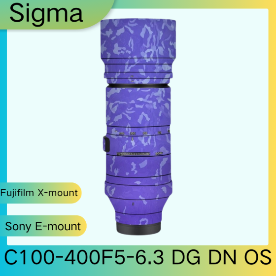 Lentes Sigma C100-400F5-6.3 DG DN OS - Pele câmera, adesivo câmera - com alta resistência a arranhões, à prova d'água e com design elegante.